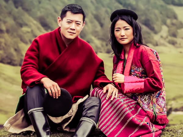 ブータン王国第4代国王、ジグメ・ケサル・ワンチュク陛下とペマ王妃