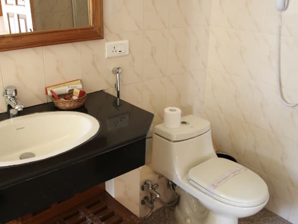 ブータンのホテルのトイレ
