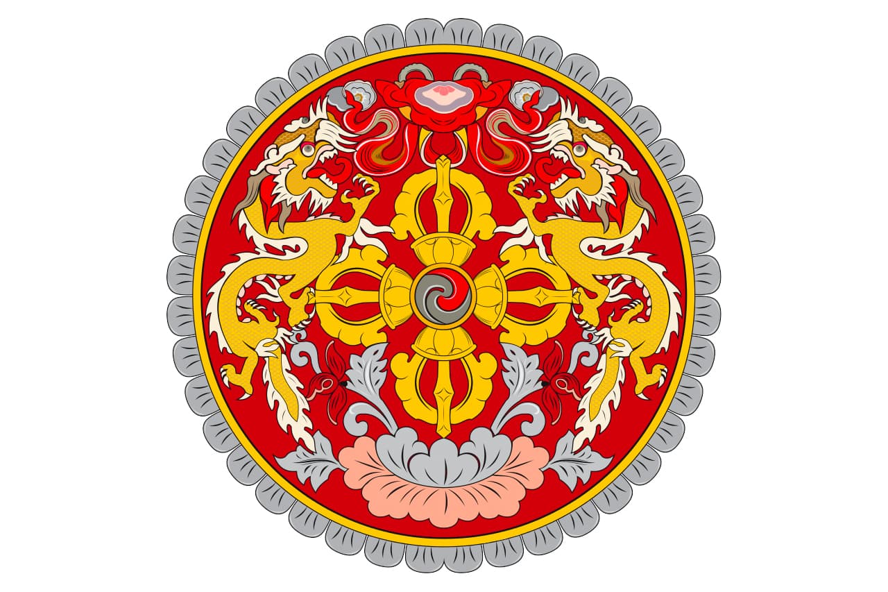 ブータン王国国章